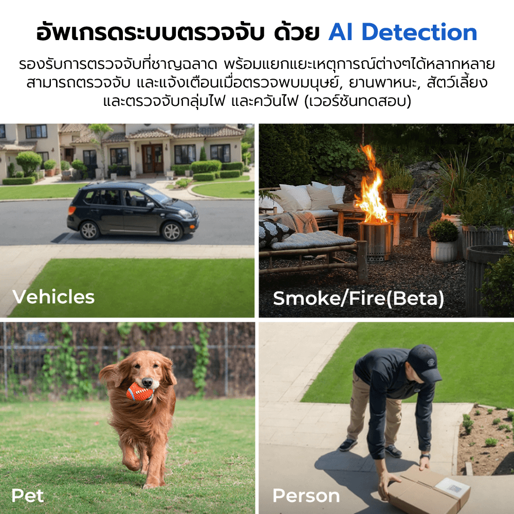 กล้องวงจรปิดภายนอก IMILAB EC6 PRO กล้องวงจรปิดคมชัด 4K กันน้ำ กันฝุ่น IP66_5